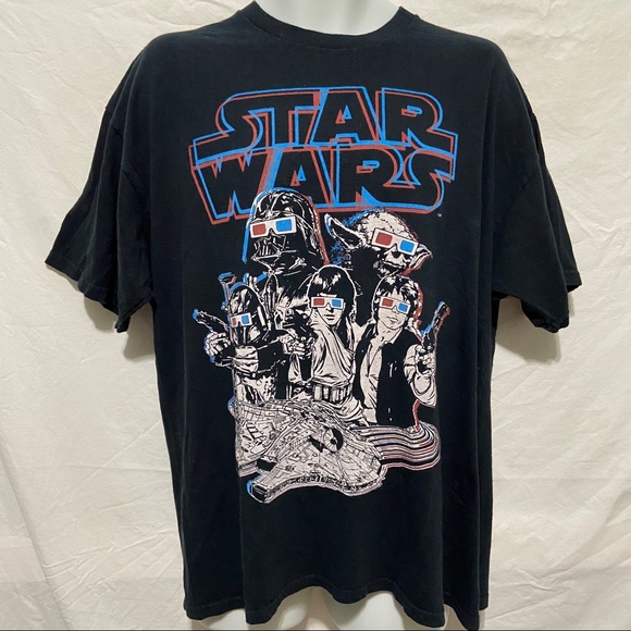 Star Wars Shirts Vintage 3d Glasses Graphic Print Tshirt Poshmark